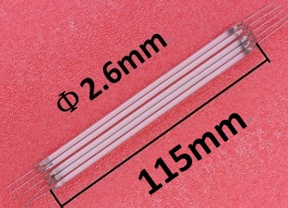 115mm(11.5CM)*2.6 CCFL backlight ccfl tubes ccfl bulbs